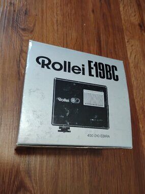 Vintage Rollei E19BC Electronic Camera Flash Original Box